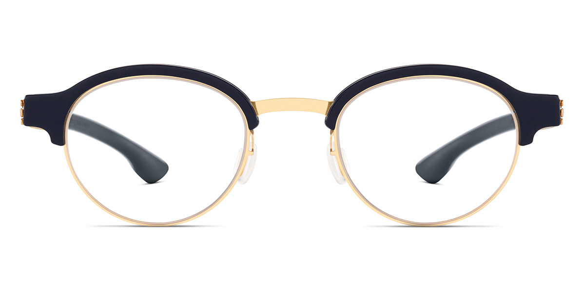 Ic! Berlin Haru Sun-Gold-True-Blue Eyeglasses Front View