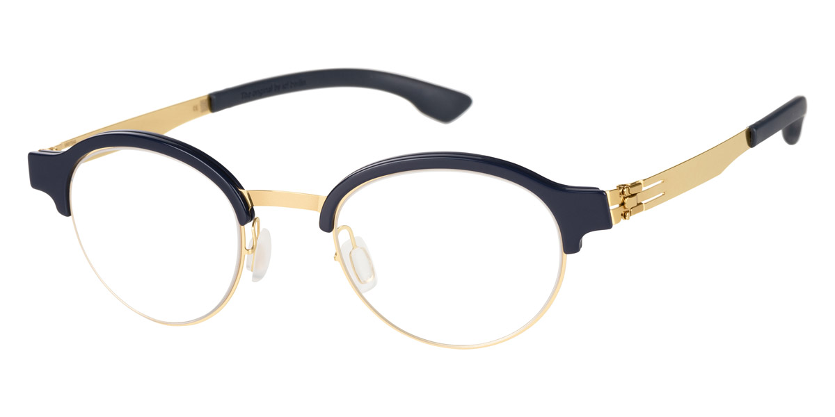Ic! Berlin Haru Sun-Gold-True-Blue Eyeglasses Side View