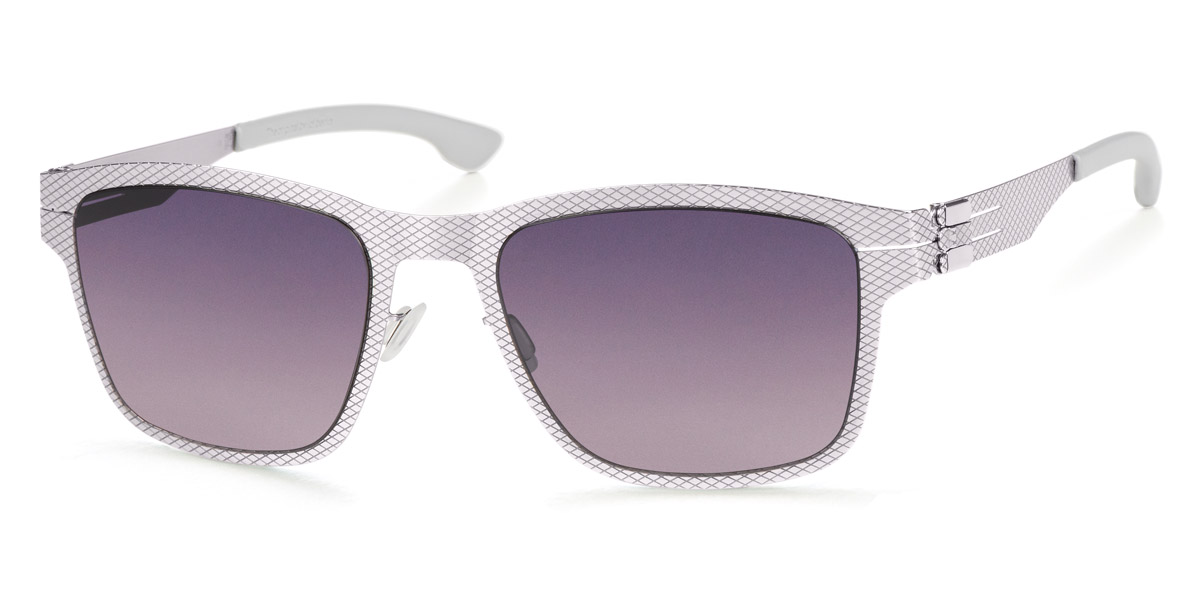 Ic! Berlin Hasenheide Grid Chrome Sunglasses Side View