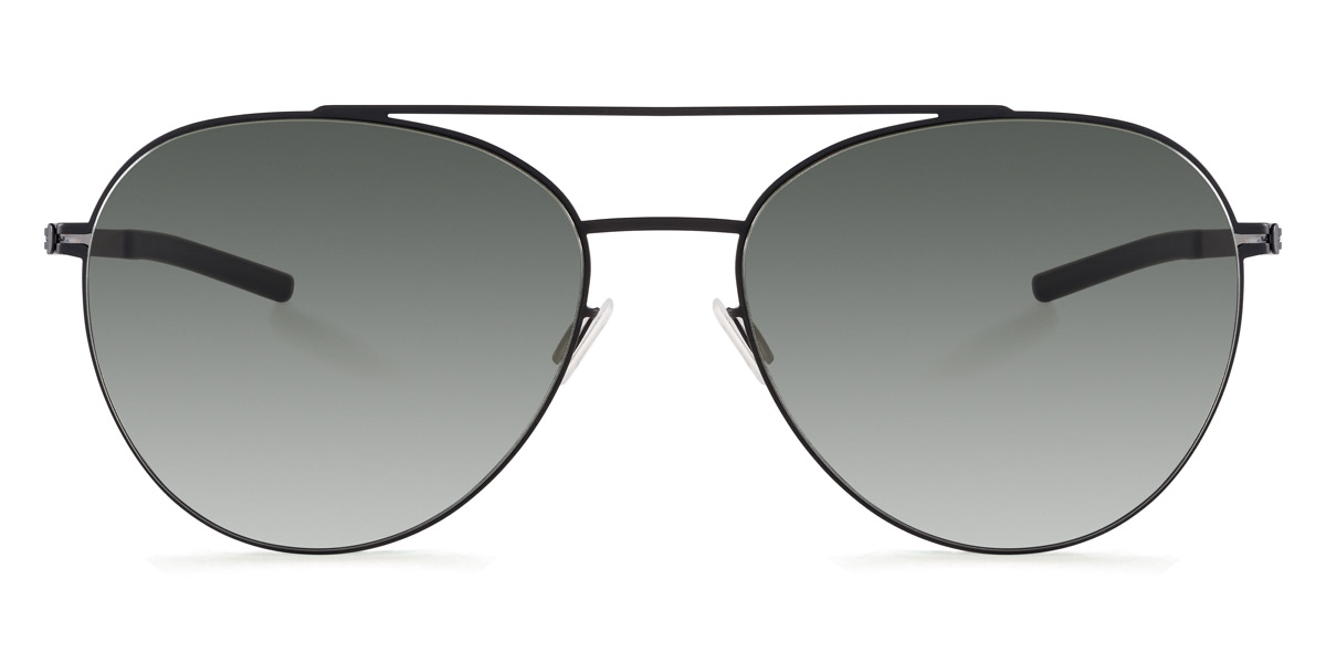 Ic! Berlin Hayate Black Sunglasses Front View