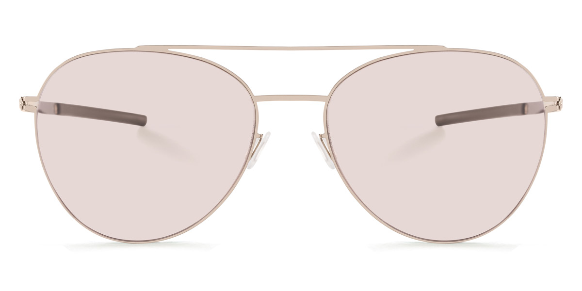 Ic! Berlin Hayate Shiny Bronze Sunglasses Front View