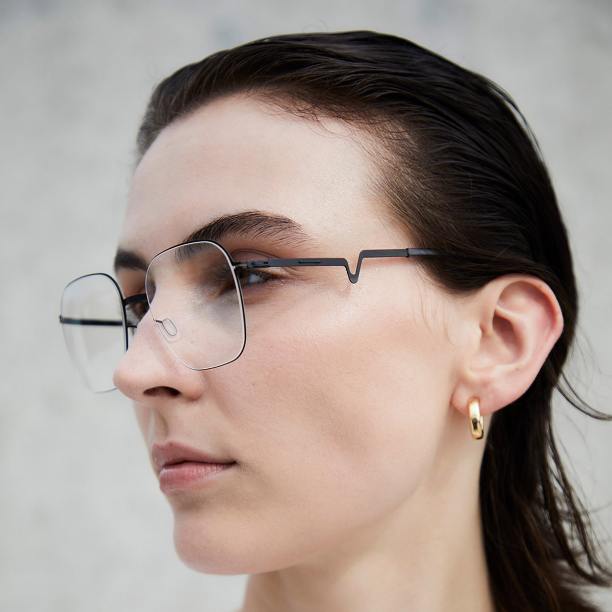 Ic! Berlin Hedy Black Eyeglasses Lifestyle Shot
