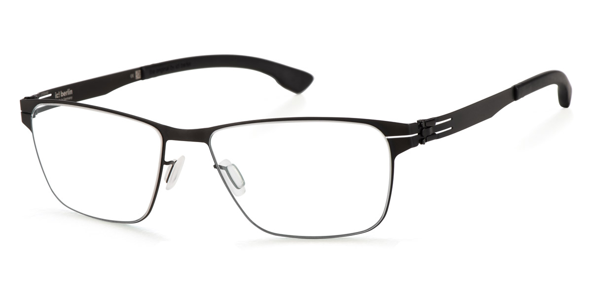 Ic! Berlin Henning O. Black Eyeglasses Side View