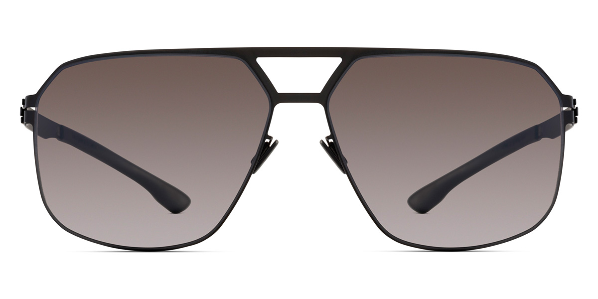 Ic! Berlin Henry Black Sunglasses Front View