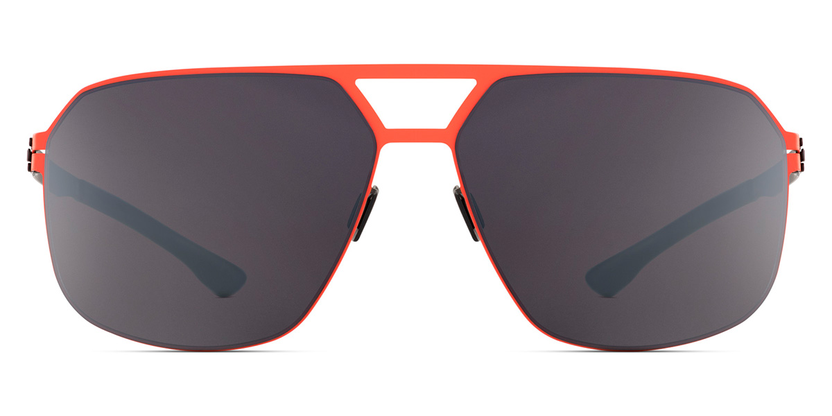 Ic! Berlin Henry Habanero Black Sunglasses Front View