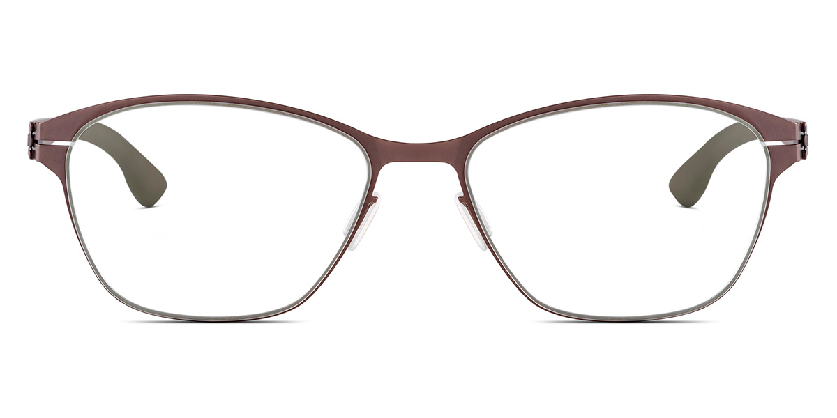 Ic! Berlin Irina R. Teak Eyeglasses Front View