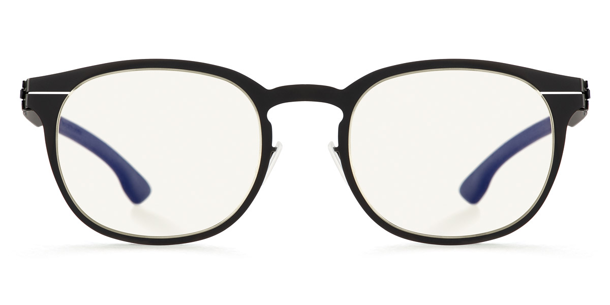 Ic! Berlin Ivan B. Black Black Eyeglasses Front View