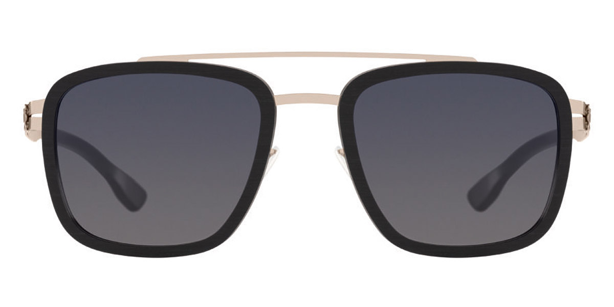 Ic! Berlin Jacob Bronze-Black-Rough Sunglasses Front View