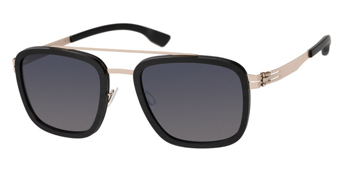 Ic! Berlin Jacob Bronze-Black-Rough Sunglasses Side View