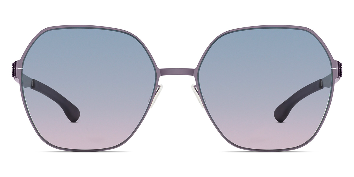 Ic! Berlin Jacy C. Shiny-Aubergine Sunglasses Front View