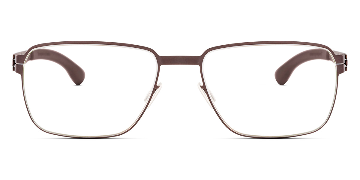 Ic! Berlin Juan P. Teak Eyeglasses Front View