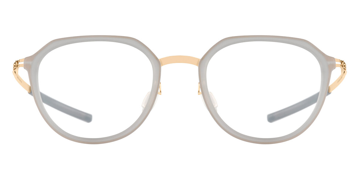 Ic! Berlin Juna Rose Gold/Sky Gray Matte Eyeglasses Front View