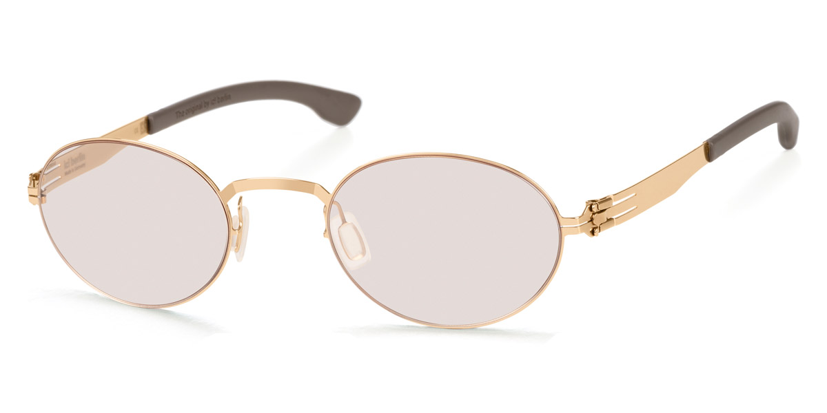 Ic! Berlin Junhee J. Rosé-Gold Eyeglasses Side View