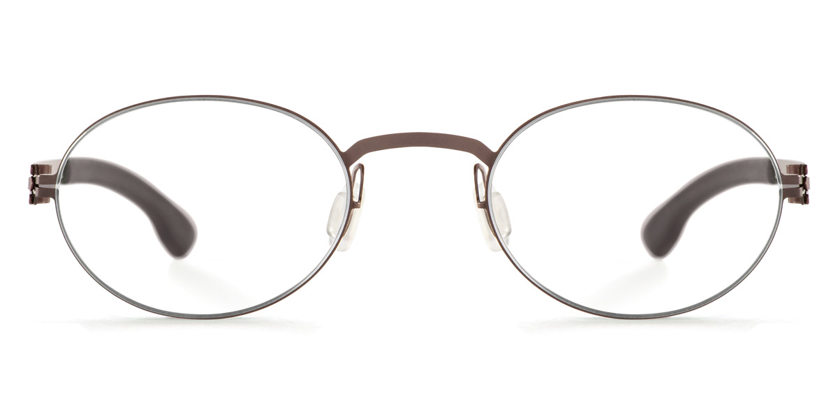 Ic! Berlin Junhee J. Teak Eyeglasses Front View