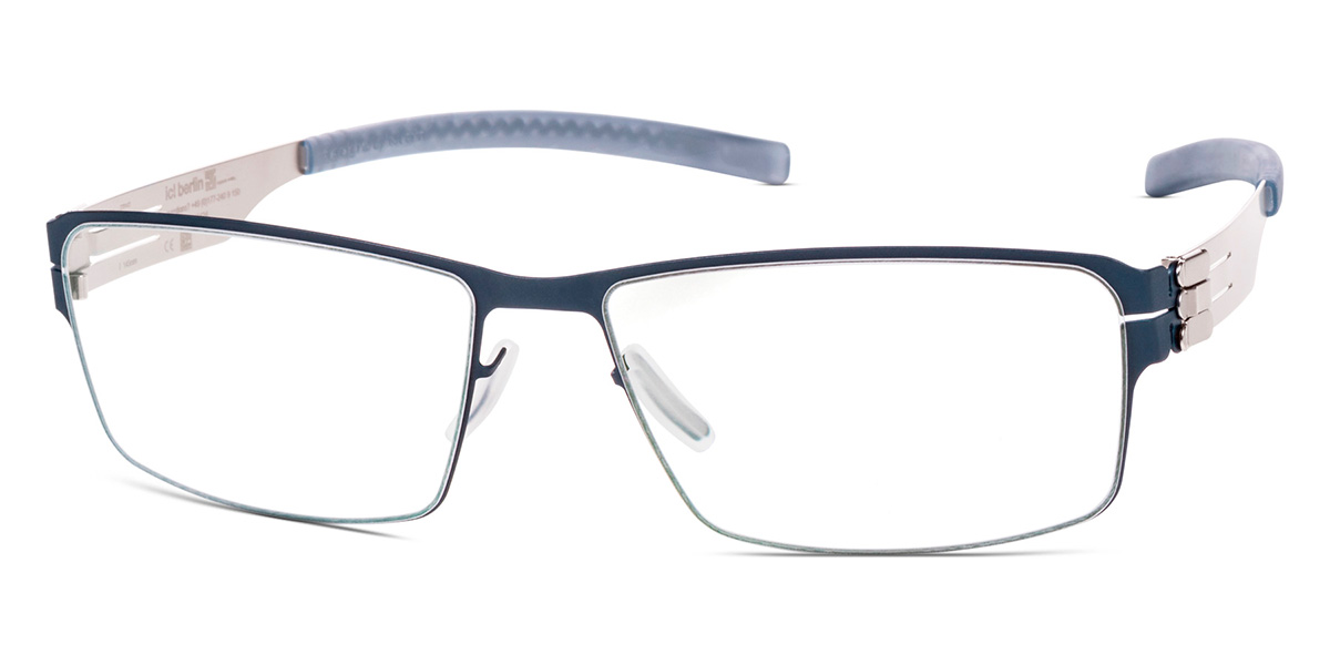 Ic! Berlin Jürgen H. Marine Blue Eyeglasses Side View