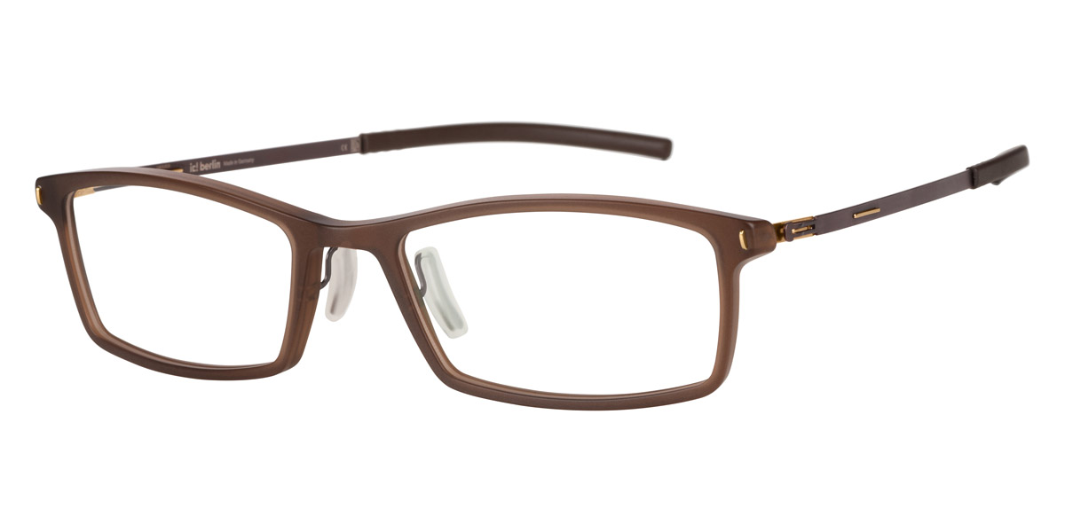 Ic! Berlin Kanok Mahagony Matt Eyeglasses Side View