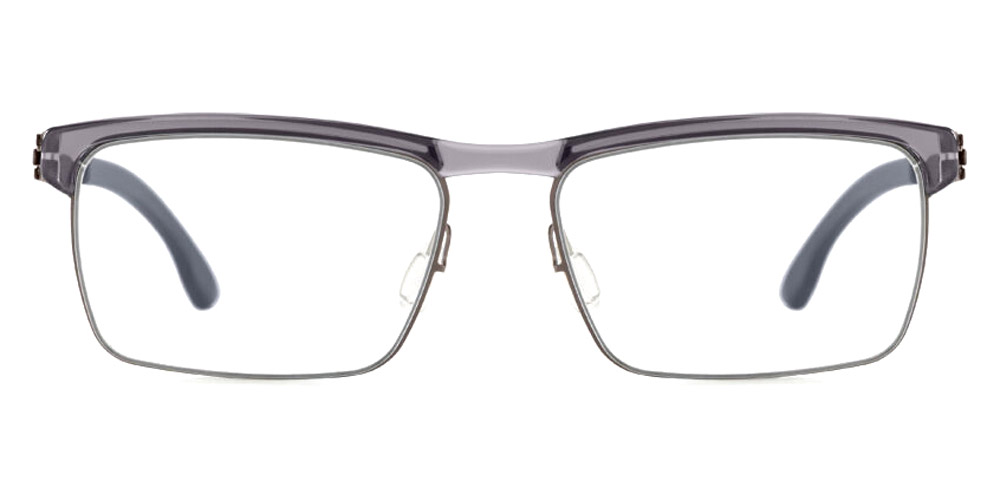 Ic! Berlin Kenneth Y. Graphite Blue Waters Eyeglasses Front View