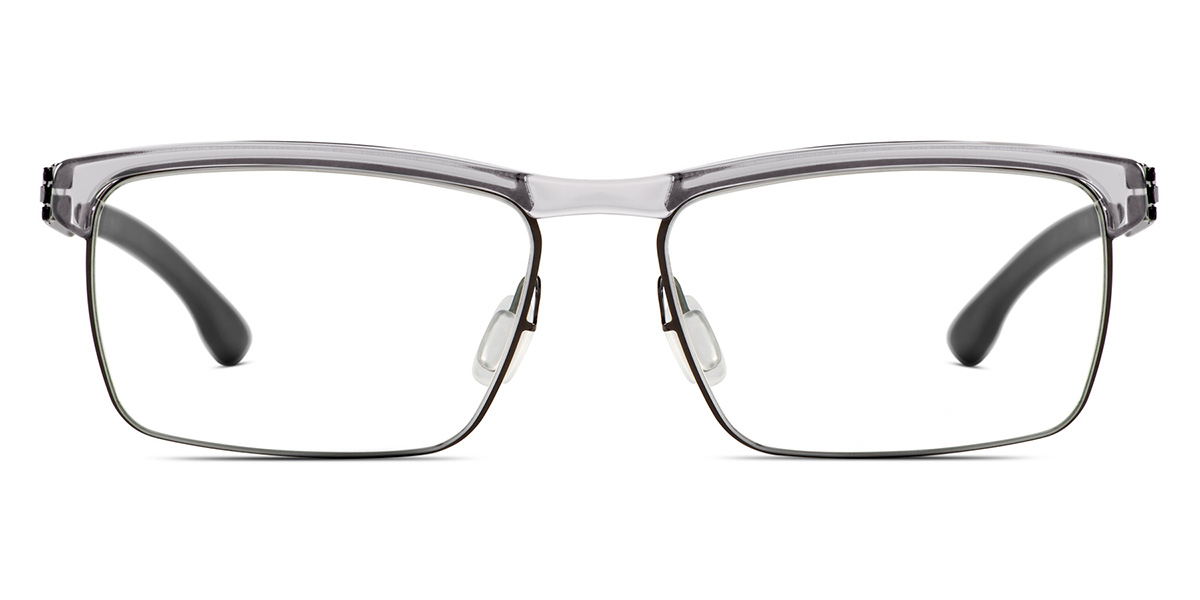 Ic! Berlin Kenneth Y. Gunmetal-Sky-Gray Eyeglasses Front View