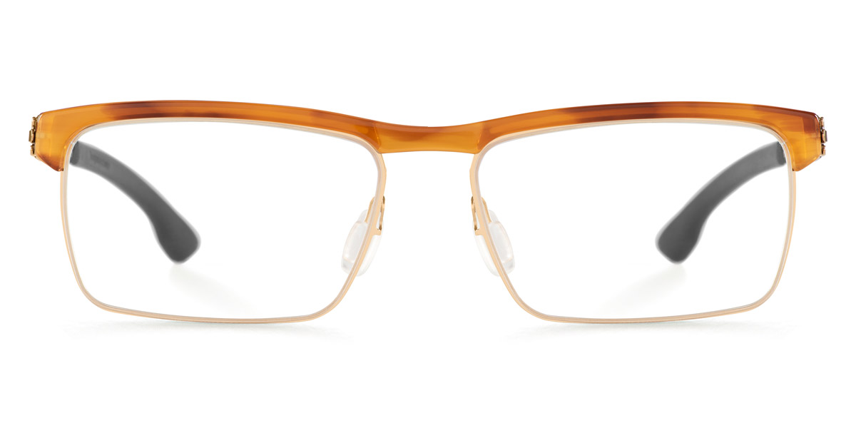 Ic! Berlin Kenneth Y. Rosé-Gold-Amur Eyeglasses Front View