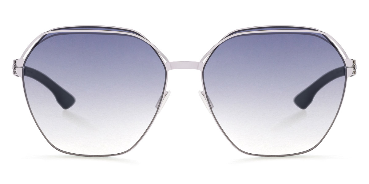 Ic! Berlin Kiez Chrome Sunglasses Front View