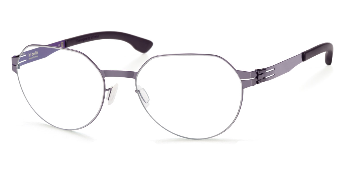 Ic! Berlin Ksenia E. Aubergine Crocus Eyeglasses Side View