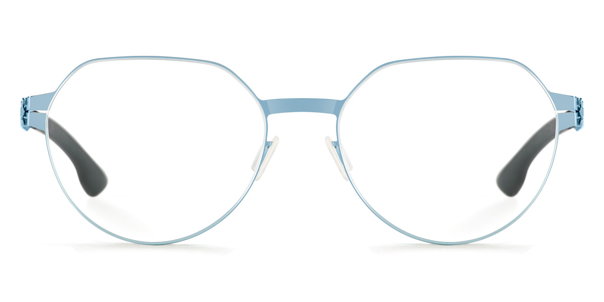 Ic! Berlin Ksenia E. Electric-Light-Blue Eyeglasses Front View