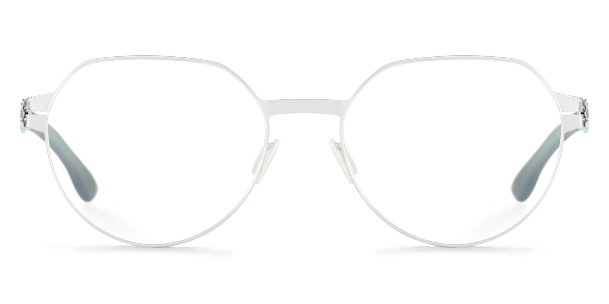 Ic! Berlin Ksenia E. Silver Mint Eyeglasses Front View