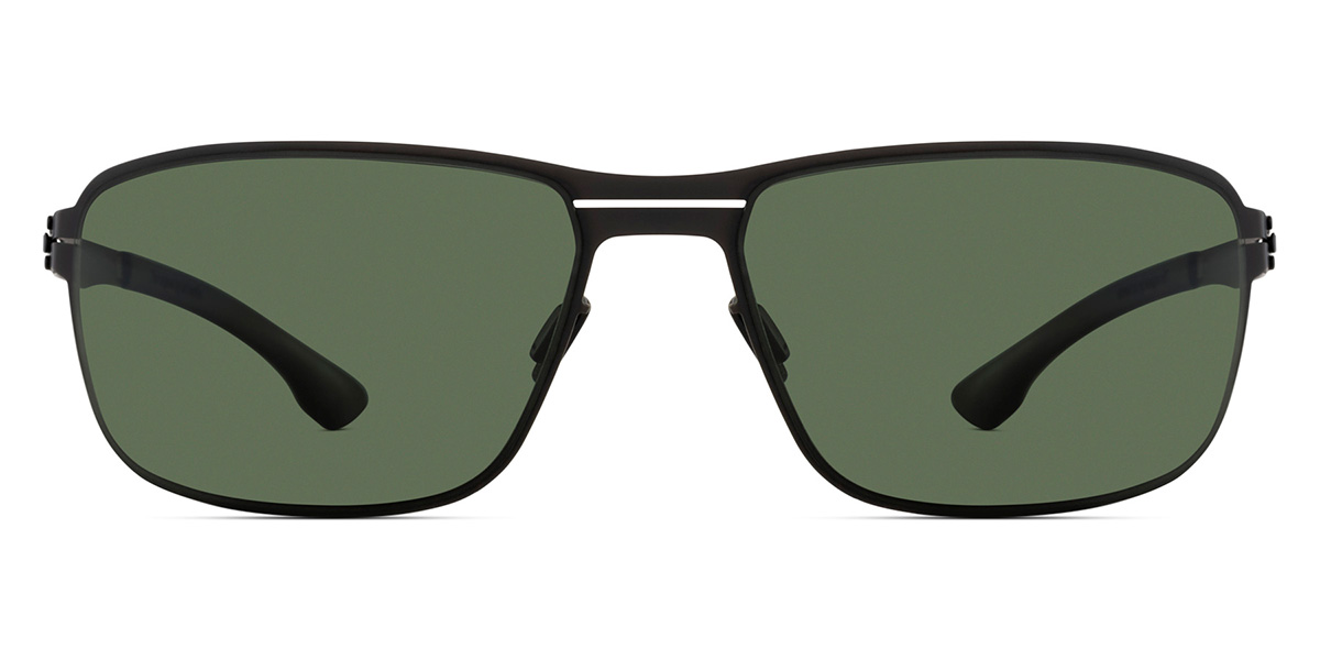 Ic! Berlin Lance Black Sunglasses Front View