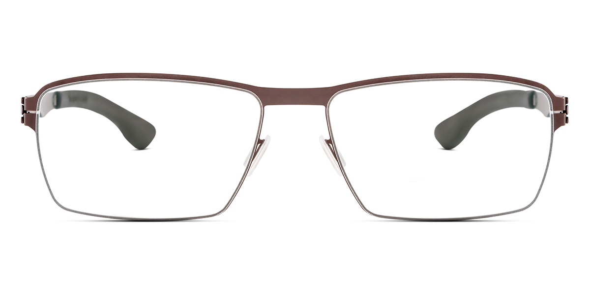 Ic! Berlin Lars D. Teak Eyeglasses Front View