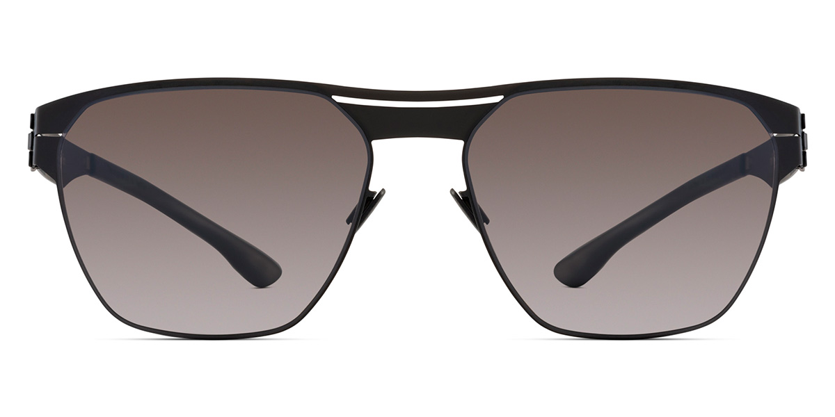 Ic! Berlin Leon Black Sunglasses Front View