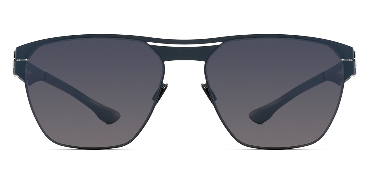 Ic! Berlin Leon Marine Blue Sunglasses Front View