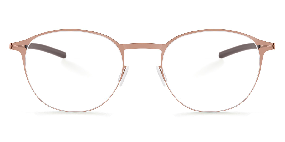 Ic! Berlin Leste Shiny Copper Eyeglasses Front View