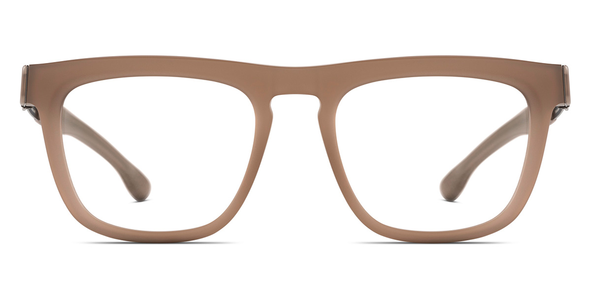 Ic! Berlin Liam Walnut Matte Eyeglasses Front View