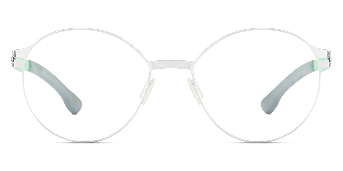 Ic! Berlin Lisa P. Silver Mint Eyeglasses Front View