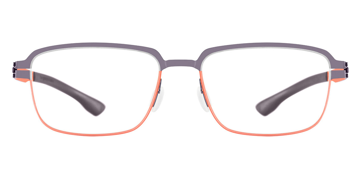 Ic! Berlin Luan Aubergine/Flame Valley Eyeglasses Front View