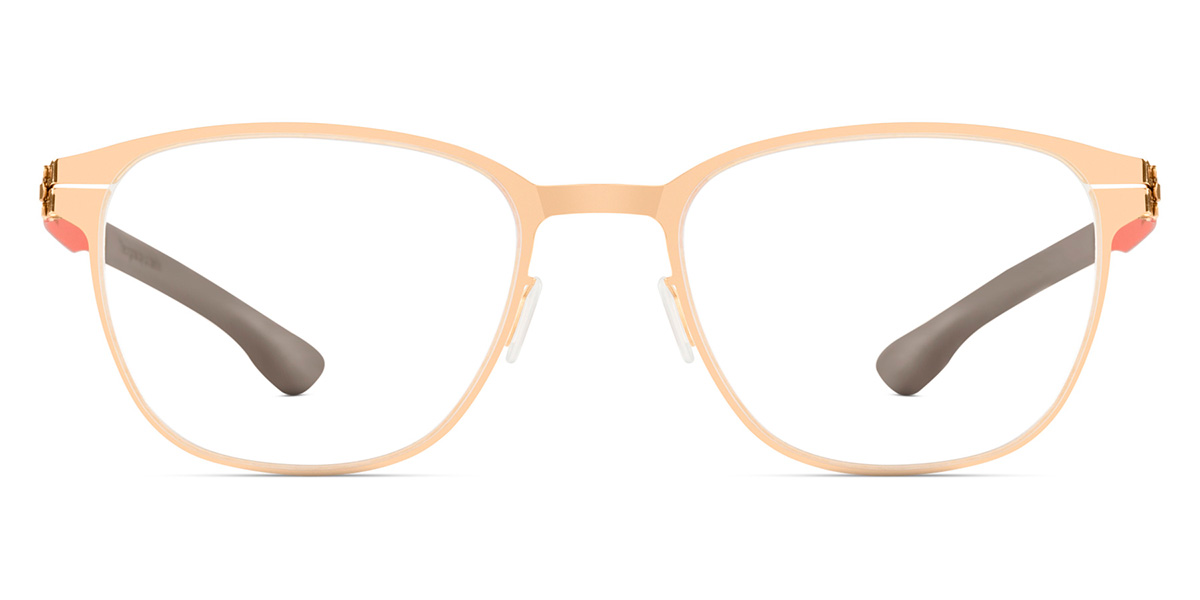 Ic! Berlin Luka Rosé-Gold Eyeglasses Front View