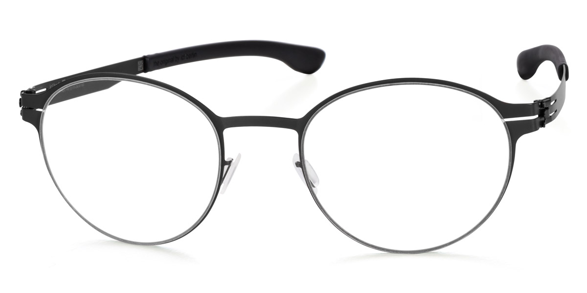 Ic! Berlin Maik S. Black Eyeglasses Side View