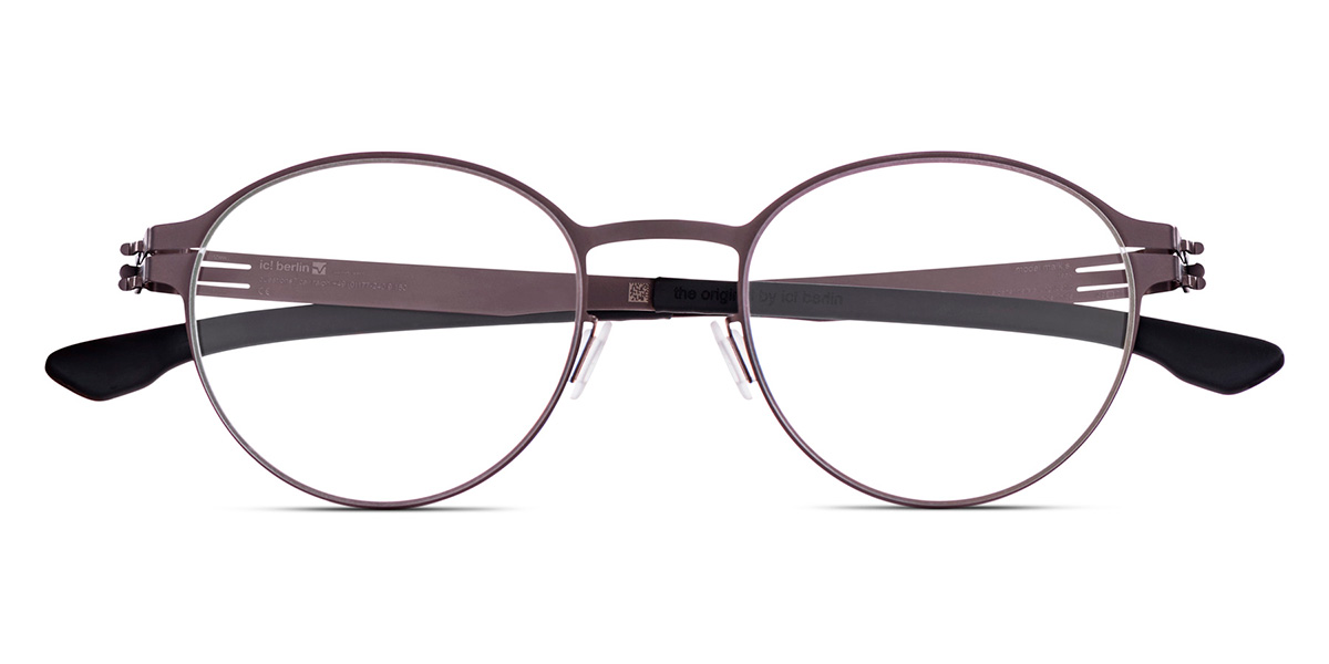 Ic! Berlin Maik S. Teak Eyeglasses Front View