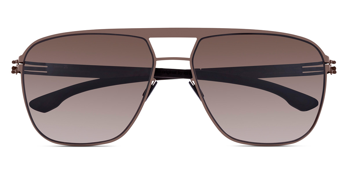 Ic! Berlin Marcel E. Graphite Sunglasses Front View