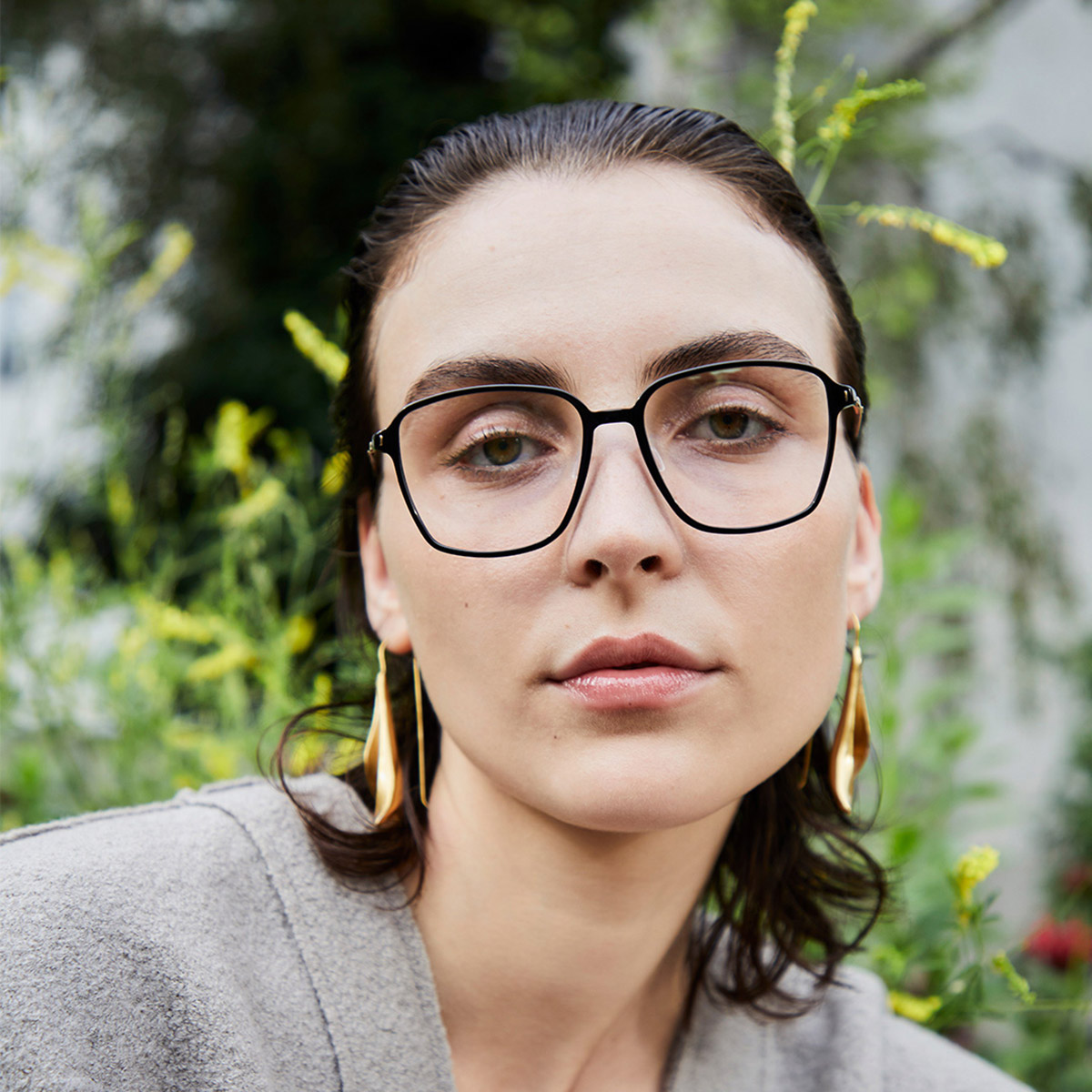 Ic! Berlin Marlene Black Eyeglasses Lifestyle Shot