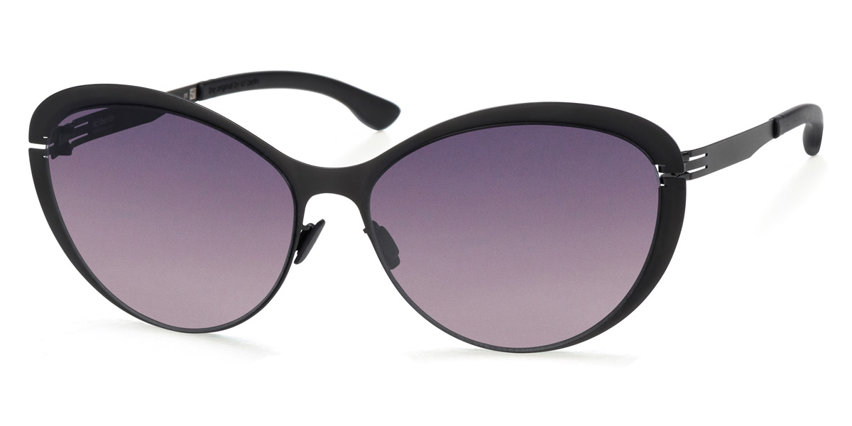 Ic! Berlin Mauerpark Black Sunglasses Side View