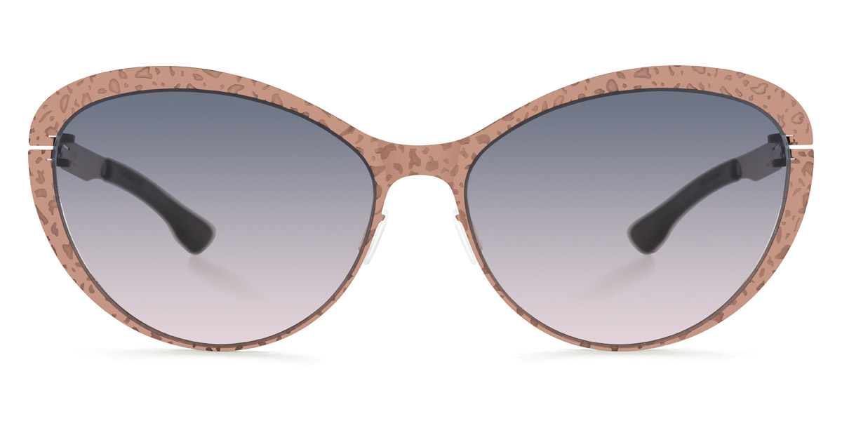 Ic! Berlin Mauerpark Jaspis Shiny Copper Sunglasses Front View