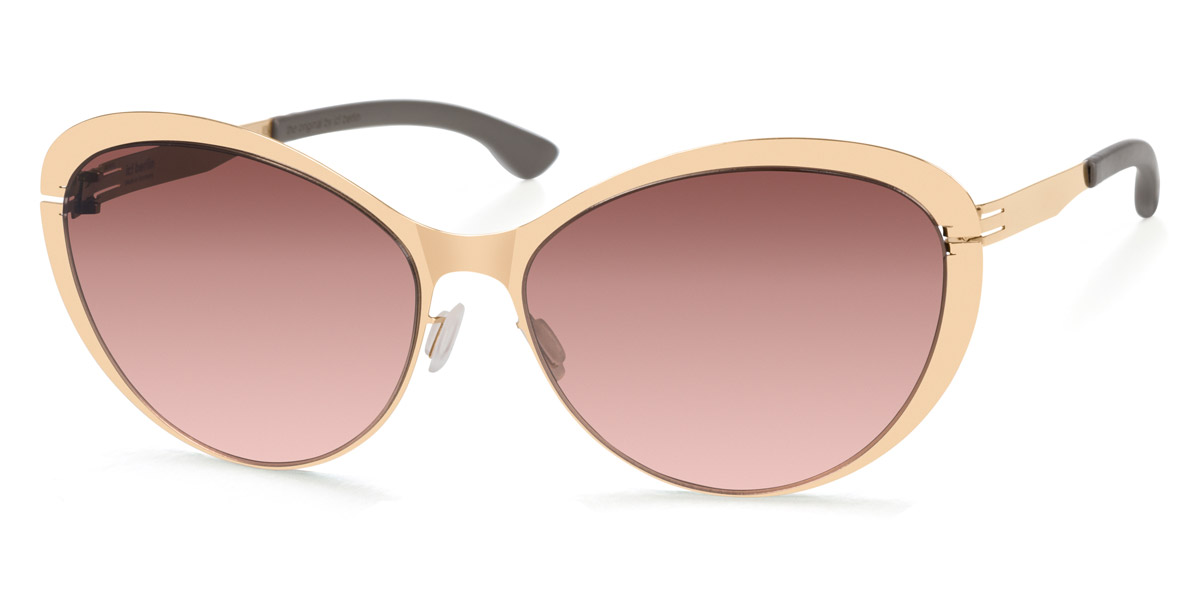 Ic! Berlin Mauerpark Rosé-Gold Sunglasses Side View