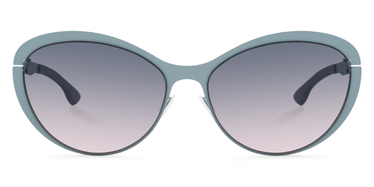Ic! Berlin Mauerpark Venice Green Sunglasses Front View