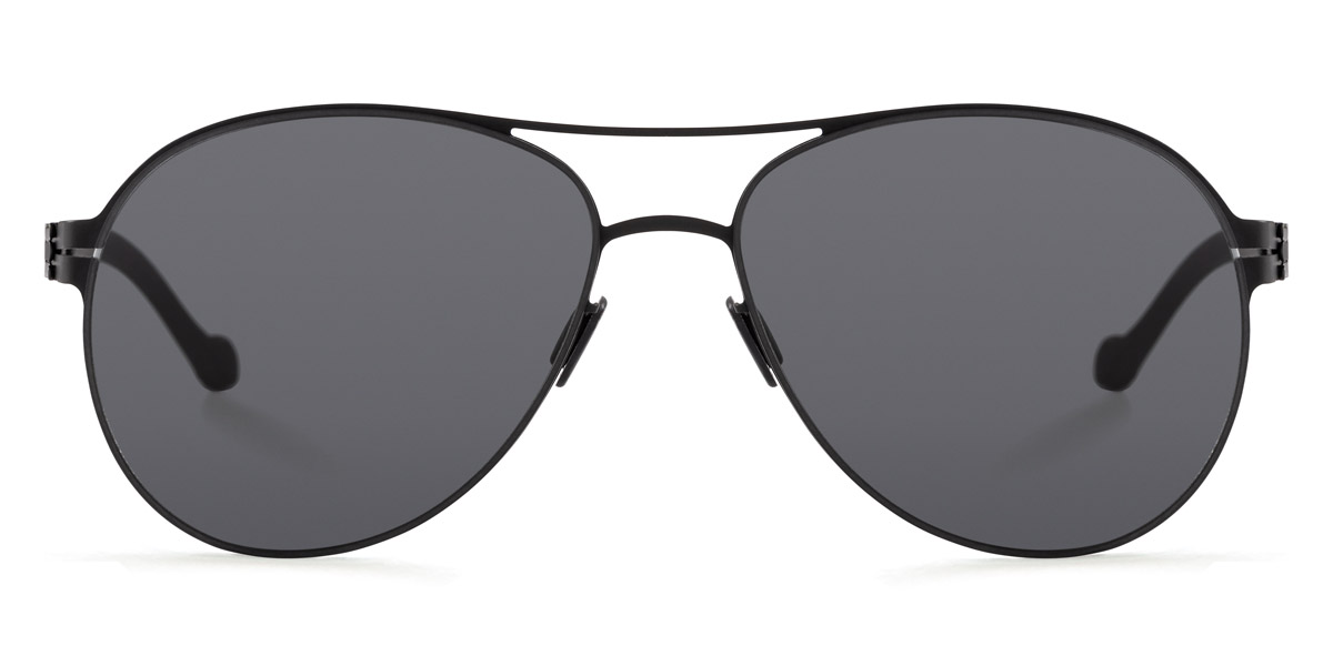 Ic! Berlin MB 02 Black Sunglasses Front View