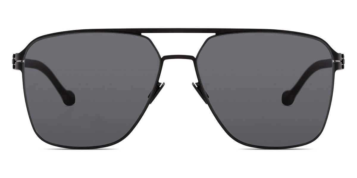 Ic! Berlin MB 03 Black Sunglasses Front View