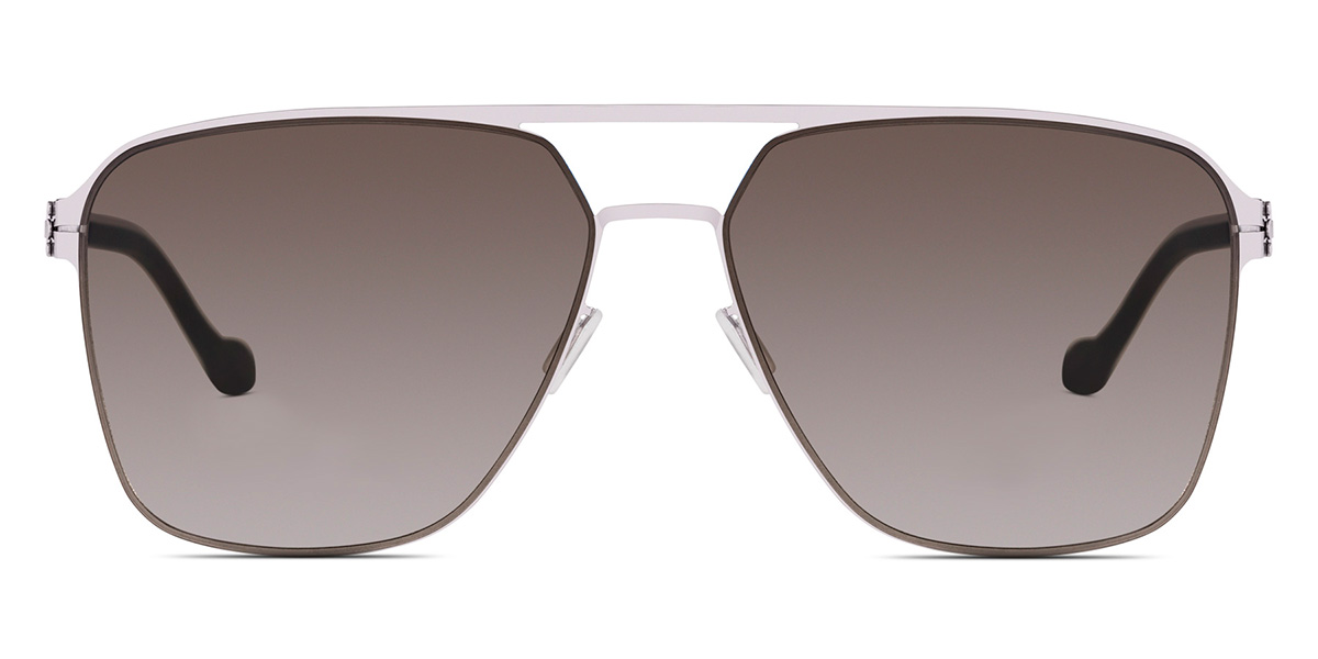 Ic! Berlin MB 03 Chrome Sunglasses Front View