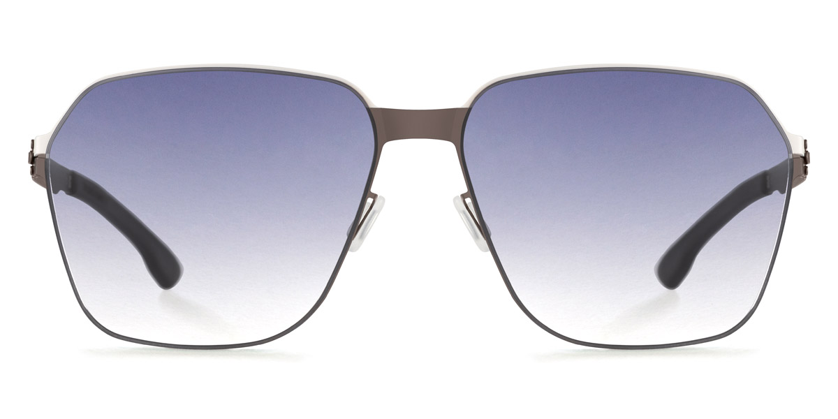 Ic! Berlin MB 04 White Pop-Graphite Sunglasses Front View