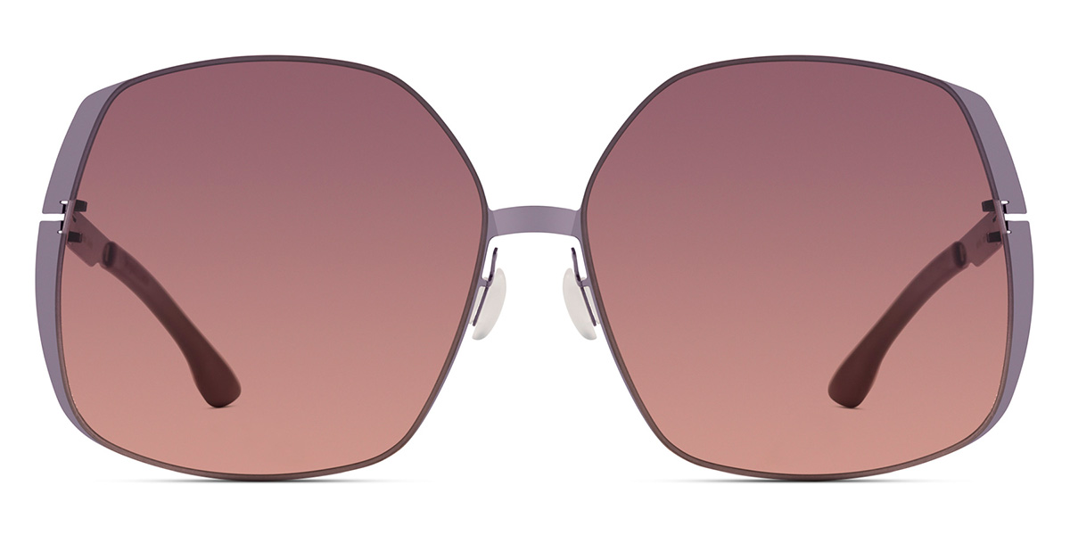 Ic! Berlin MB 06 Aubergine Sunglasses Front View