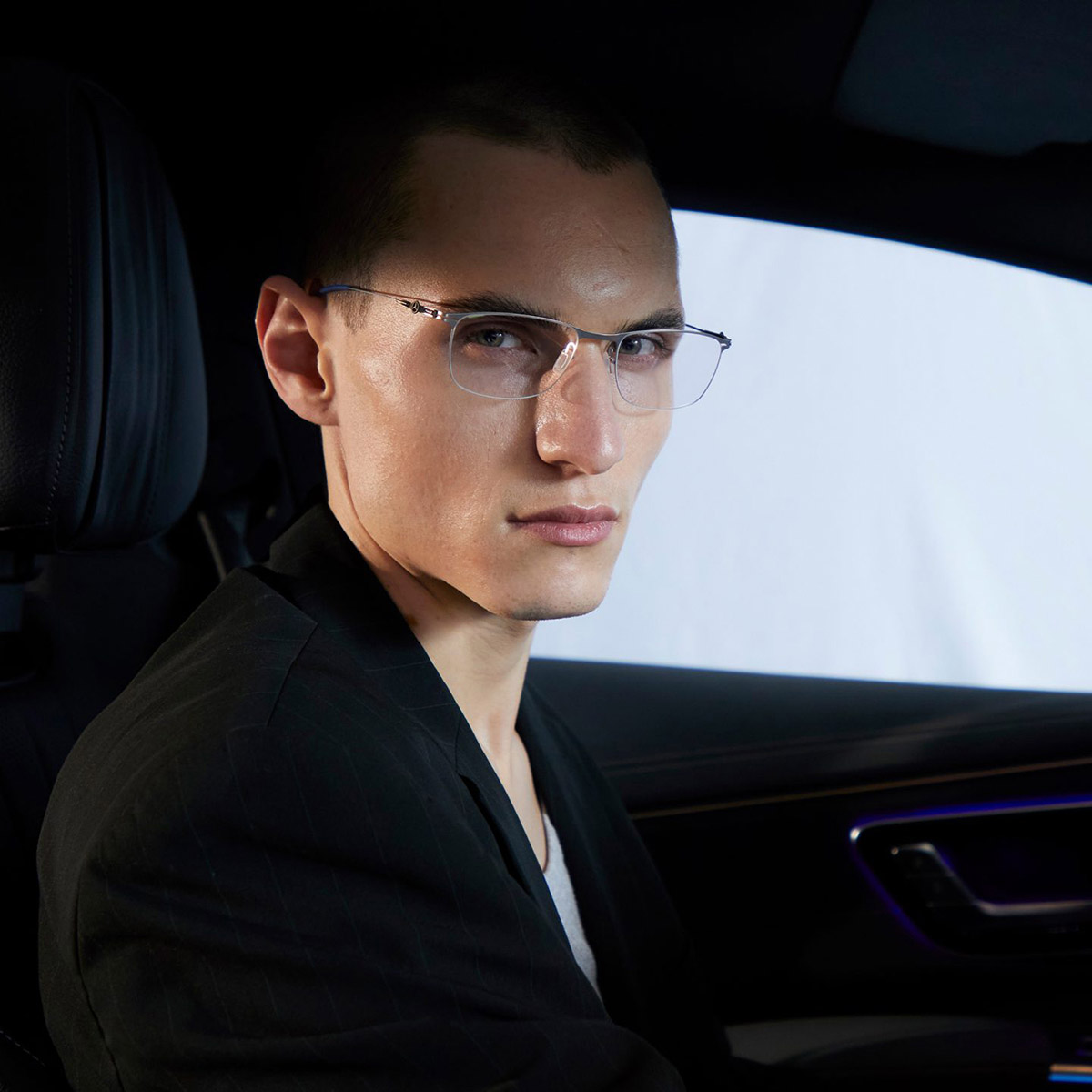 Ic! Berlin MB 09 Gun-Metal Eyeglasses Lifestyle Shot